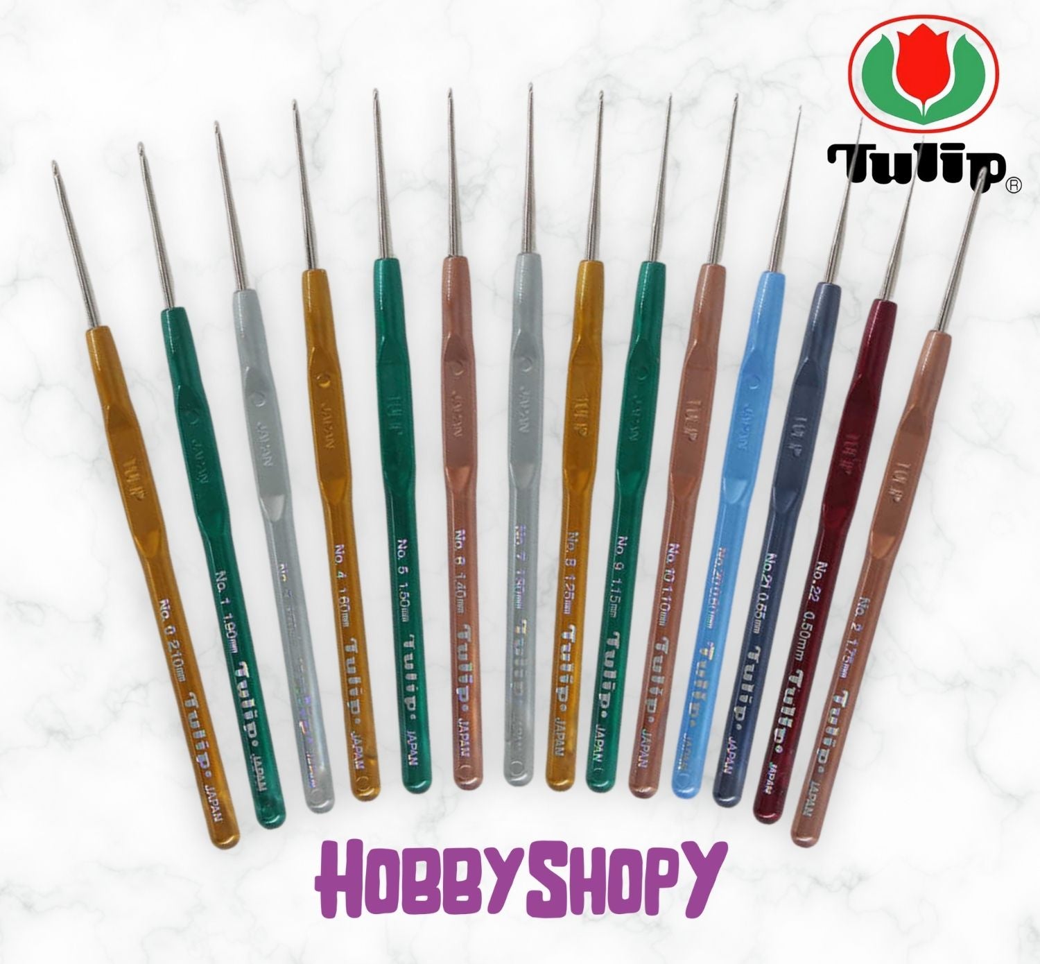 Tulip Plastic Handle Crochet Hooks - HobbyShopy Yarn Shop