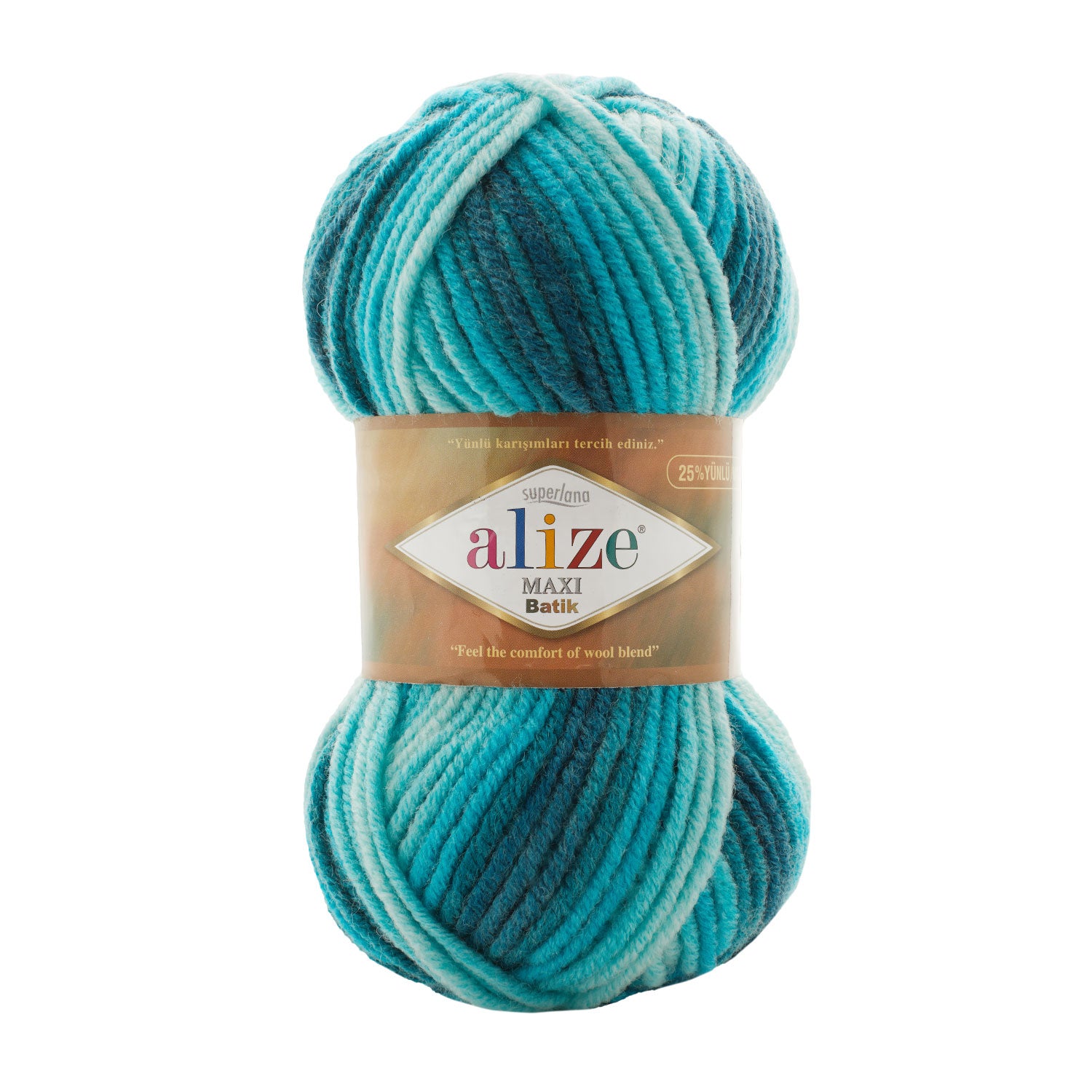 Alize Superlana Maxi Batik Yarn, Wool Hand Knitting, crochet, hilo, hobbyshopy