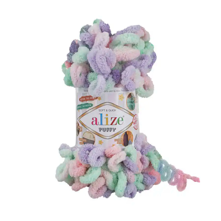 Alize Puffy Color Yarn Finger Knitting Amigurumi