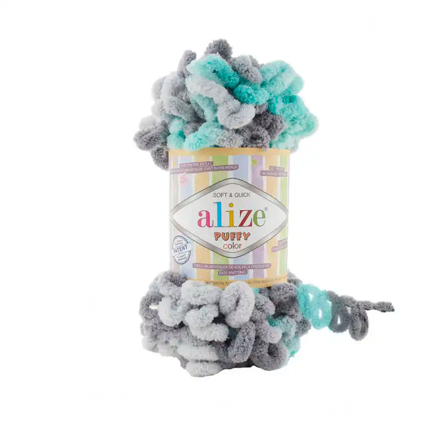 Alize Puffy Color Yarn Finger Knitting Amigurumi