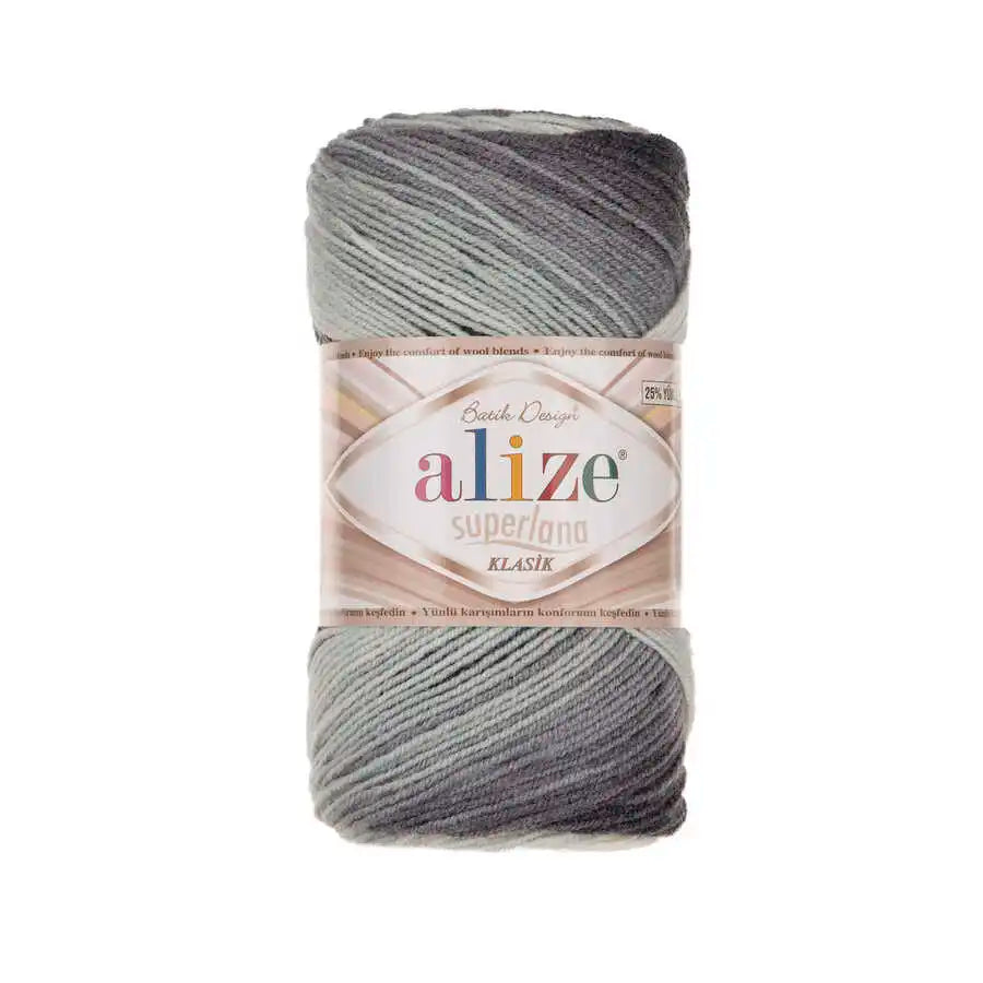 Alize Superlana Klasik Batik Yarn, Crochet, knitting, hobbyshopy