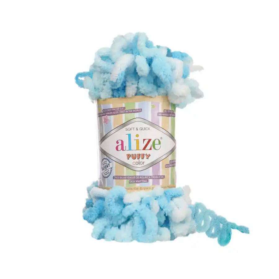 Alize Puffy Color Yarn Finger Knitting Amigurumi