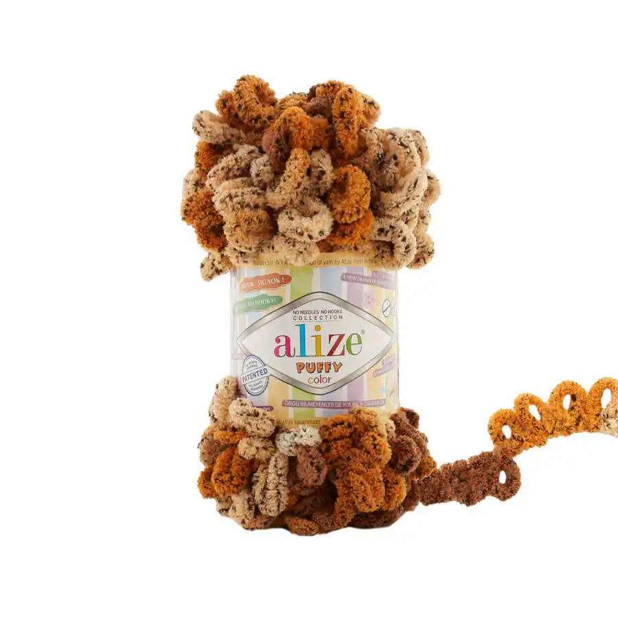 Alize Puffy Color Yarn Finger Knitting Amigurumi
