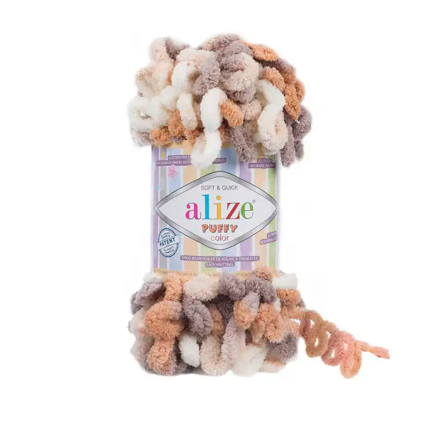 Alize Puffy Color Yarn Finger Knitting Amigurumi