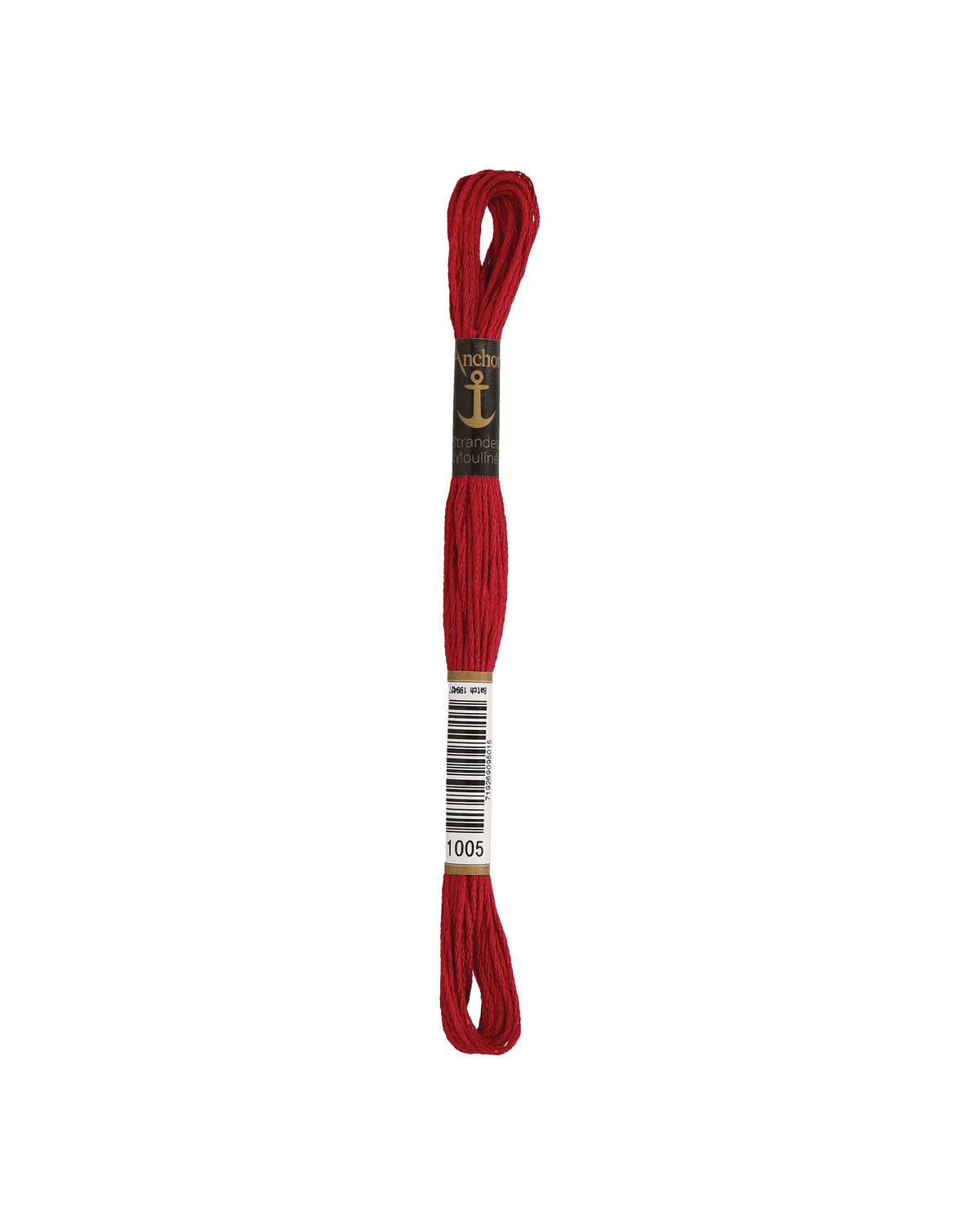 Anchor Mouline embroidery floss color 1005, 100% cotton 8 m 6-strand thread