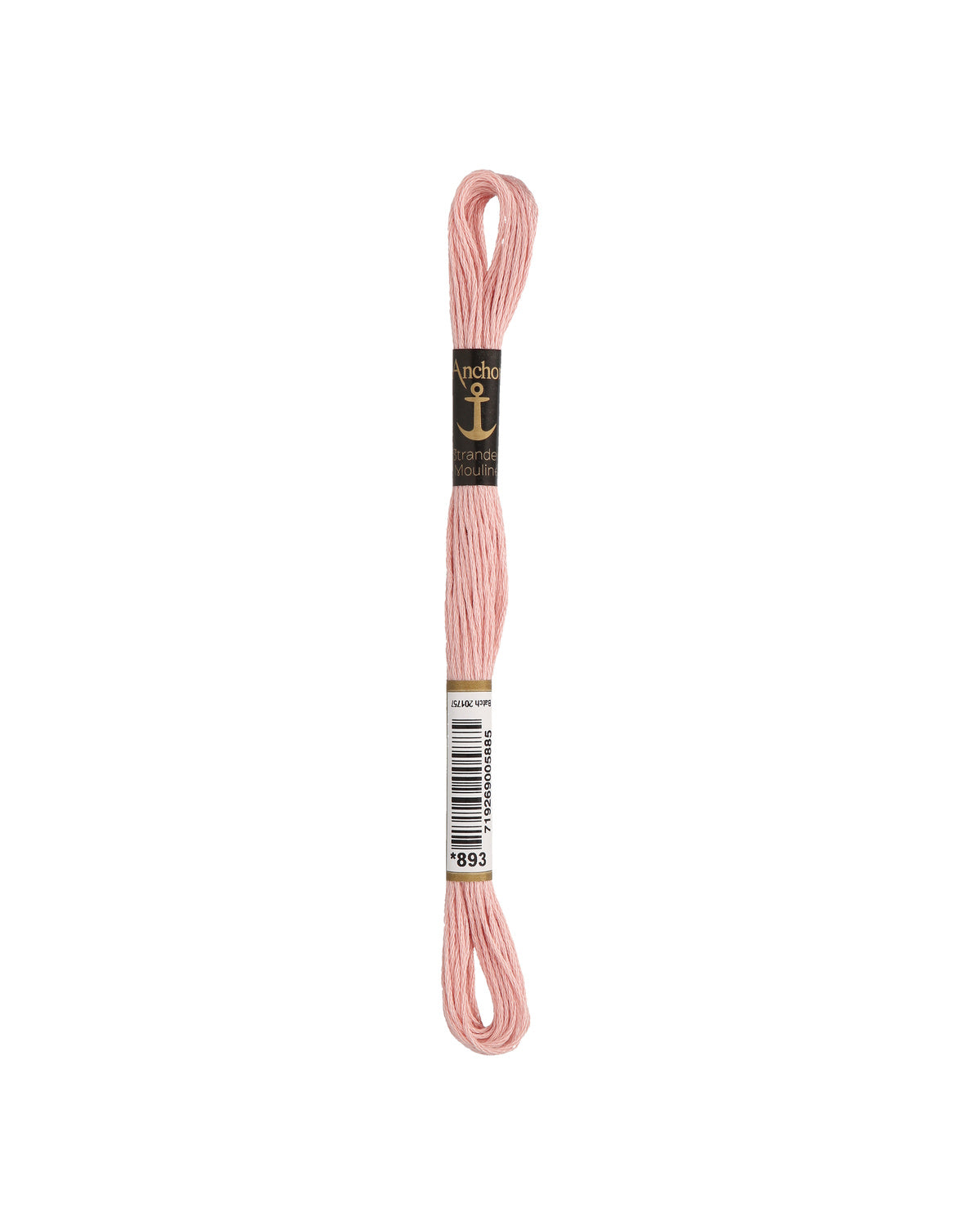 Anchor Mouline embroidery floss color 893, 100% cotton 8 m 6-strand thread