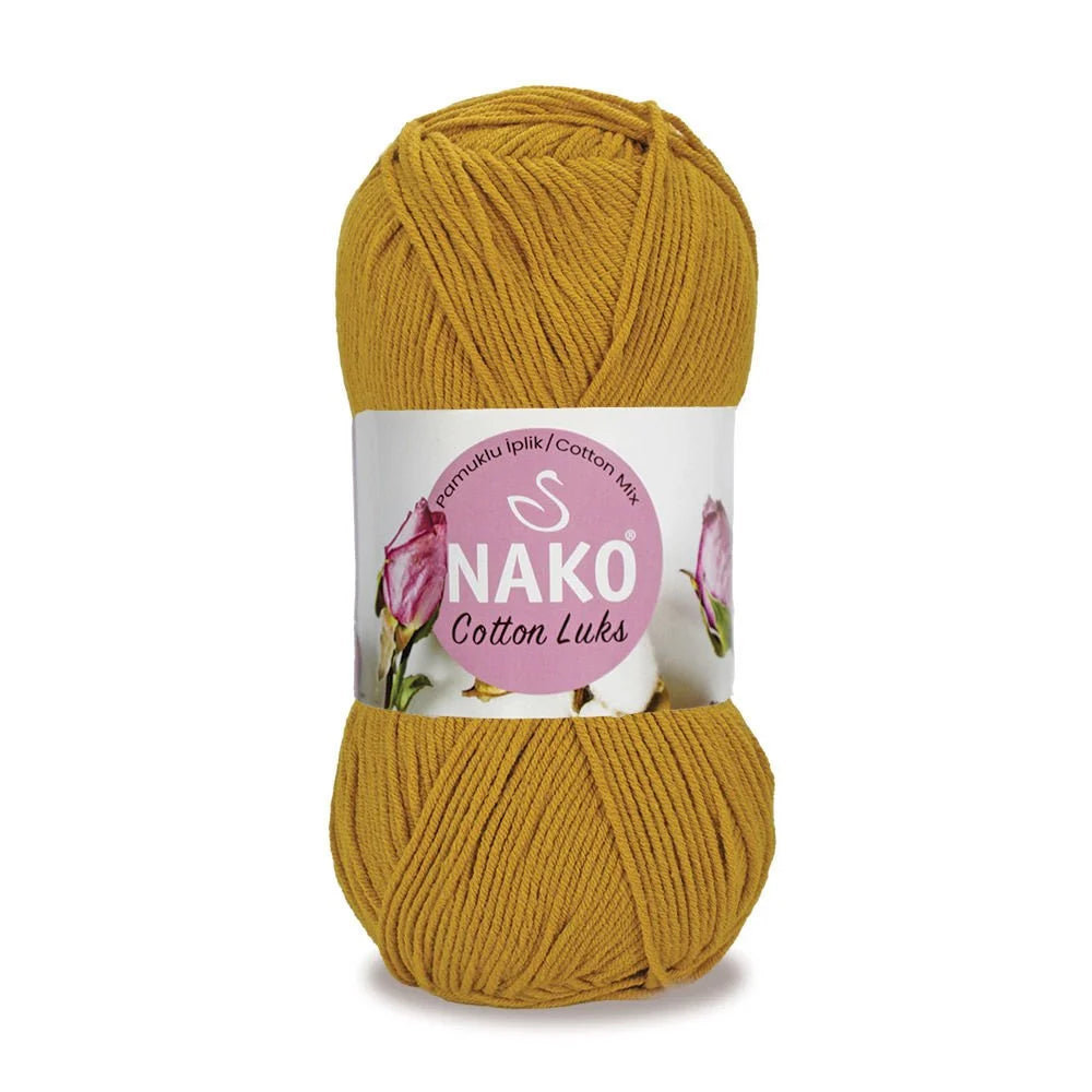 Nako Cotton Luks, cotton yarn, hand knitting, crochet, amigrumi