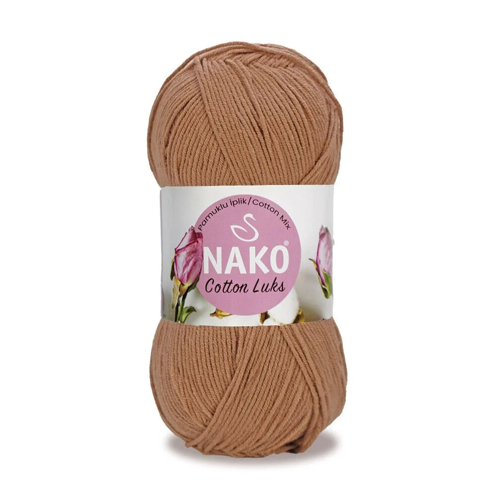 Nako Cotton Luks, cotton yarn, hand knitting, crochet, amigrumi