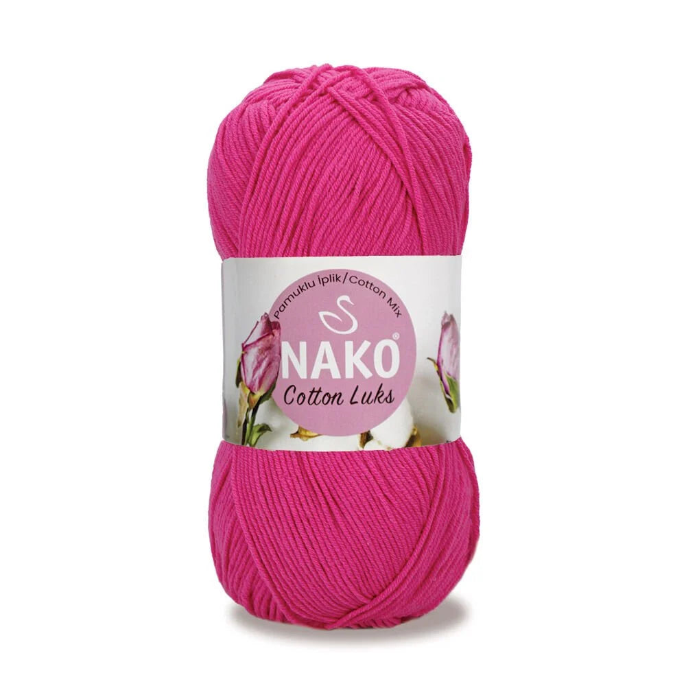 Nako Cotton Luks, cotton yarn, hand knitting, crochet, amigrumi