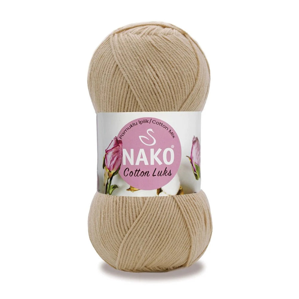 Nako Cotton Luks, cotton yarn, hand knitting, crochet, amigrumi