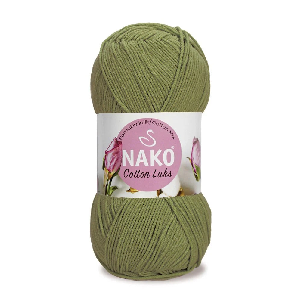 Nako Cotton Luks, cotton yarn, hand knitting, crochet, amigrumi