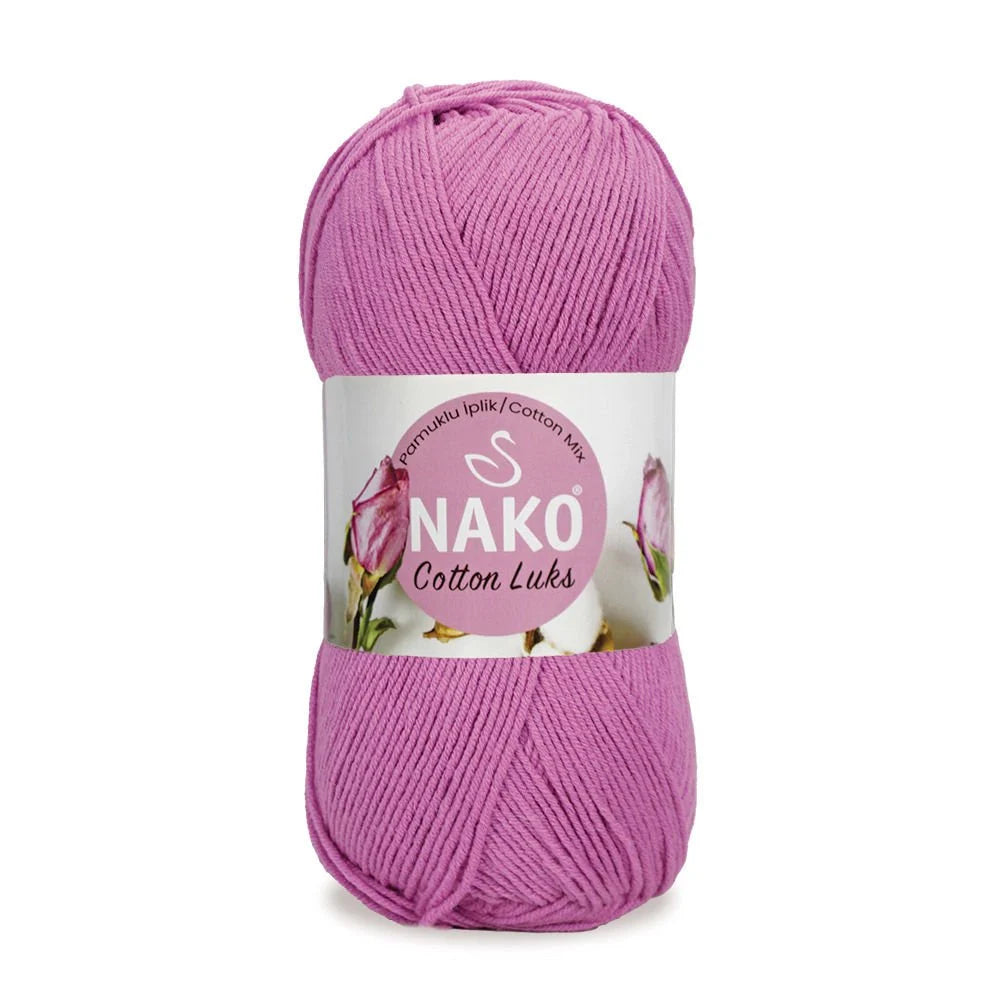 Nako Cotton Luks, cotton yarn, hand knitting, crochet, amigrumi