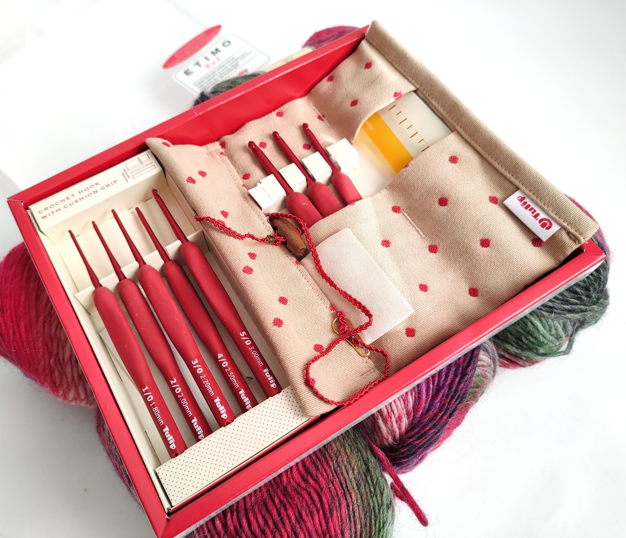 Tulip Etimo Red Set - HobbyShopy - Crochet Hook Set 2