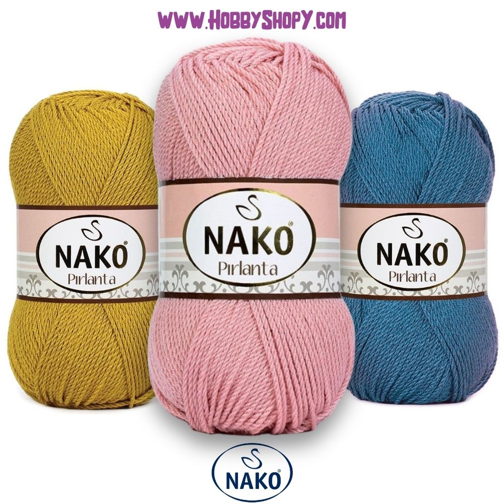 Nako Pirlanta - Hand Knitting, Crochet Yarn HobbyShopy Shop