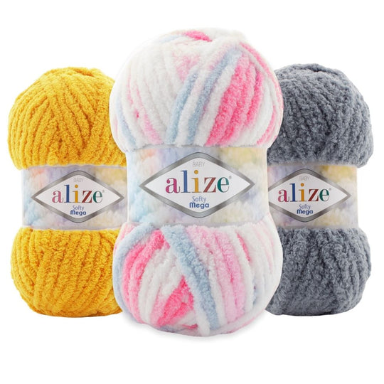 Alize Softy Mega Yarn- NEW - Hobby Shopy - Hand Knitting, Crochet ...