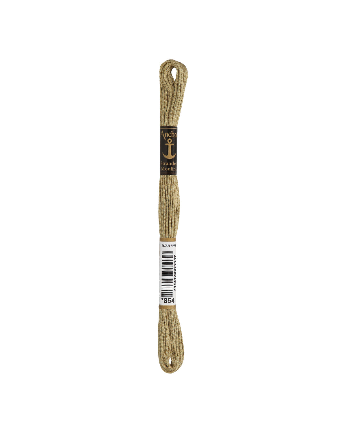 Anchor Mouline embroidery floss color 854, 100% cotton 8 m 6-strand thread