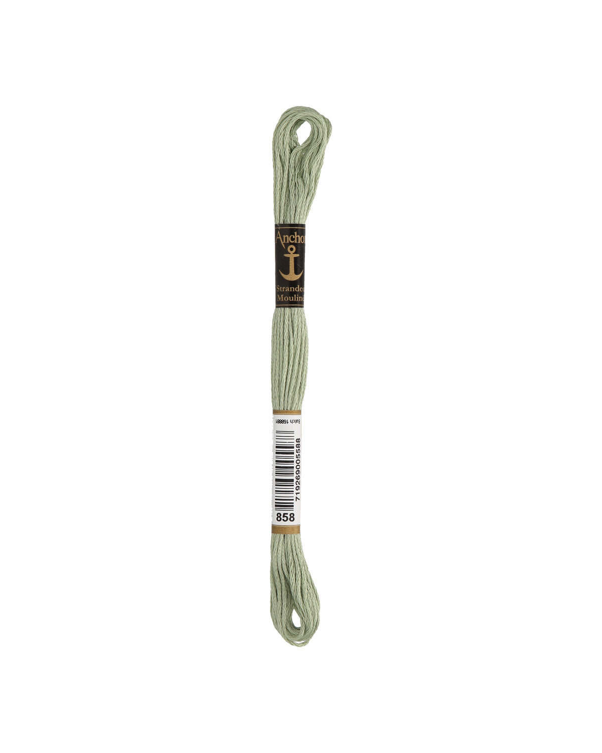 Anchor Mouline embroidery floss color 858, 100% cotton 8 m 6-strand thread