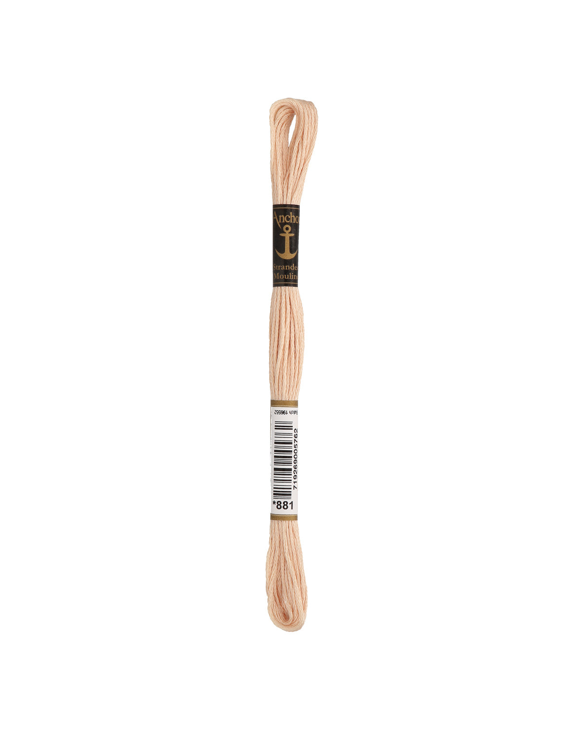 Anchor Mouline embroidery floss color 881, 100% cotton 8 m 6-strand thread