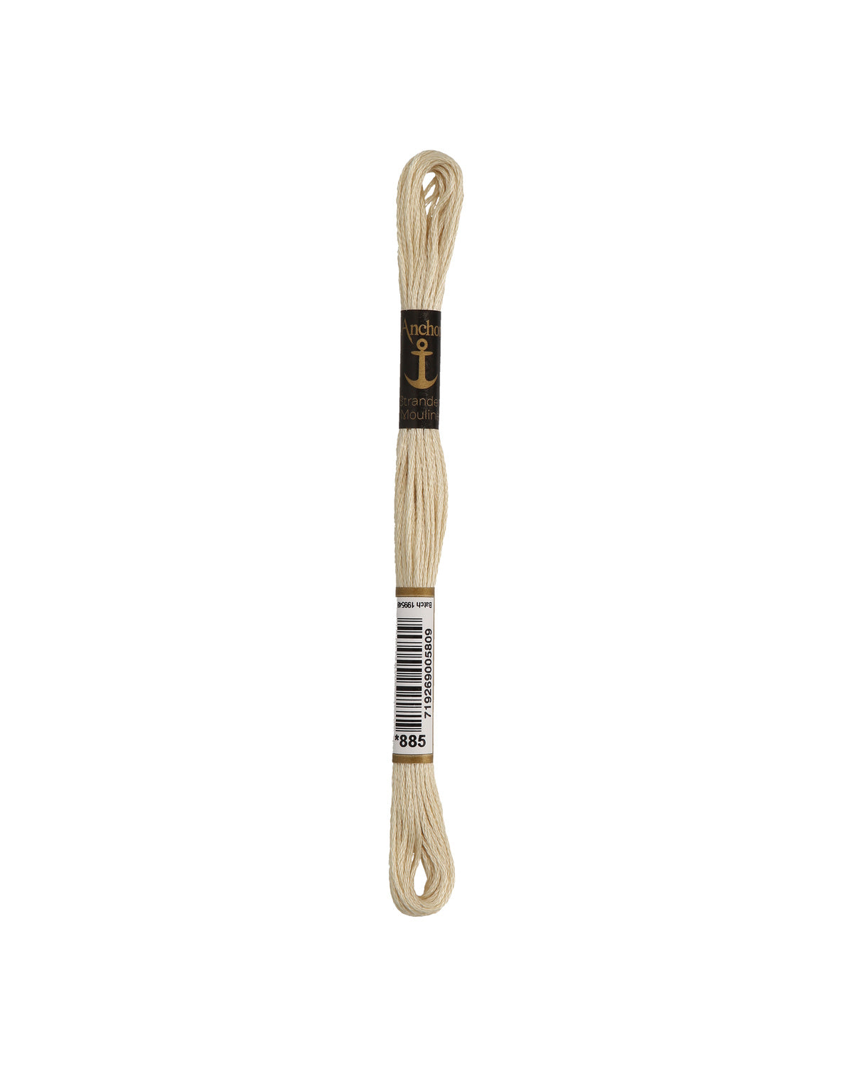 Anchor Mouline embroidery floss color 885, 100% cotton 8 m 6-strand thread